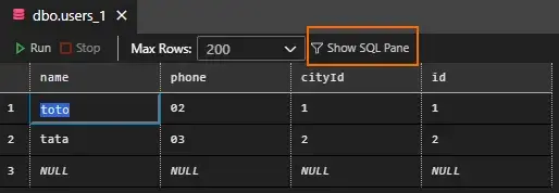 Comment éditer les données depuis Azure Data Studio ?